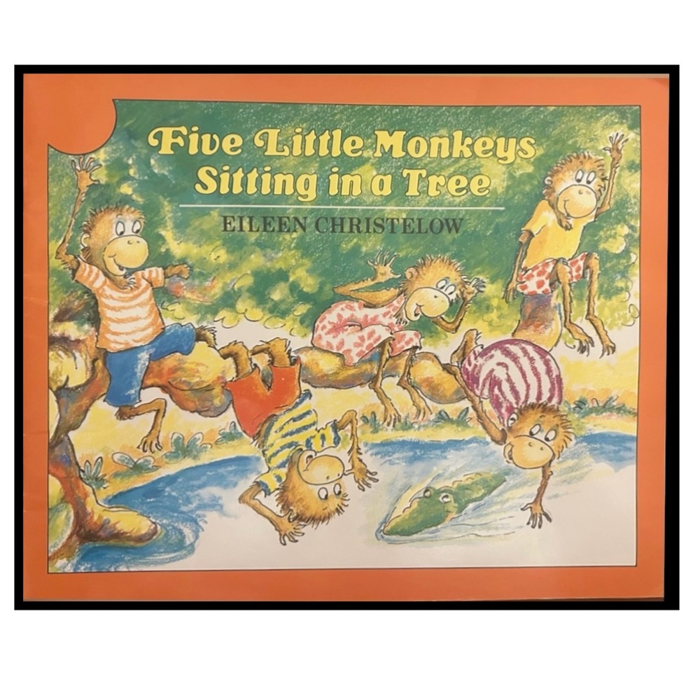 BUNDLE & SAVE🎉 Five Little Monkeys Sitting in a Tree Softcover Book